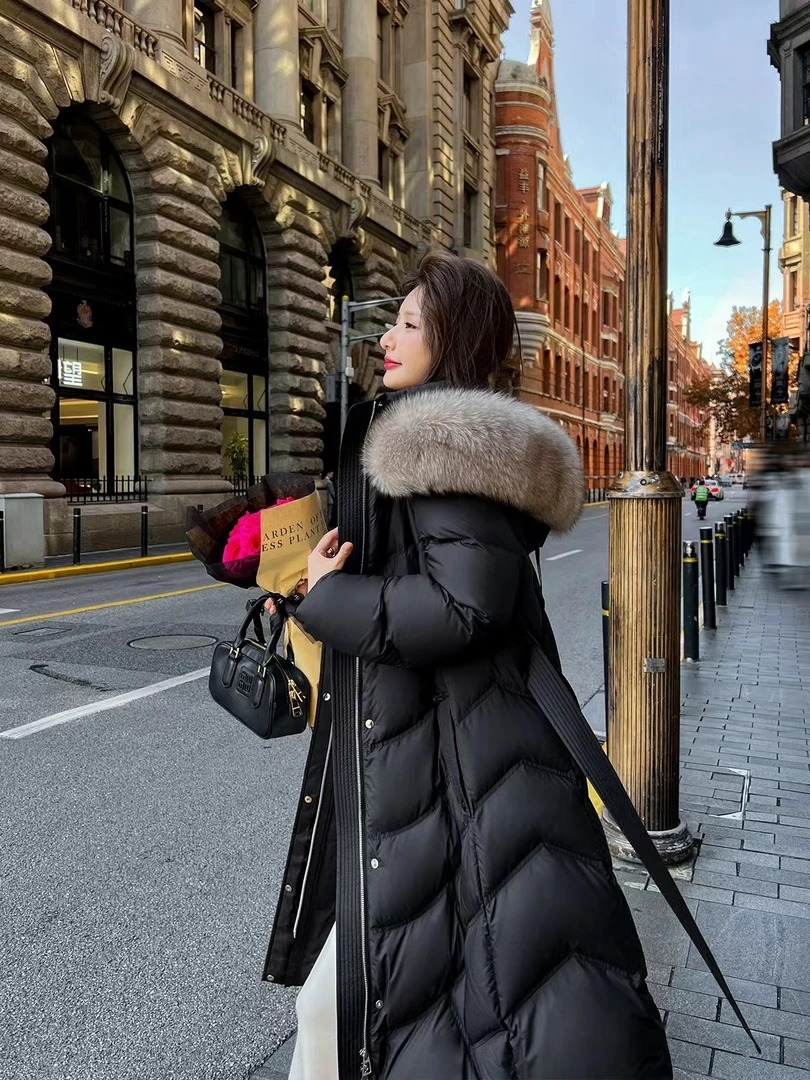 2025蛇年新款修身大毛领中老年上衣002