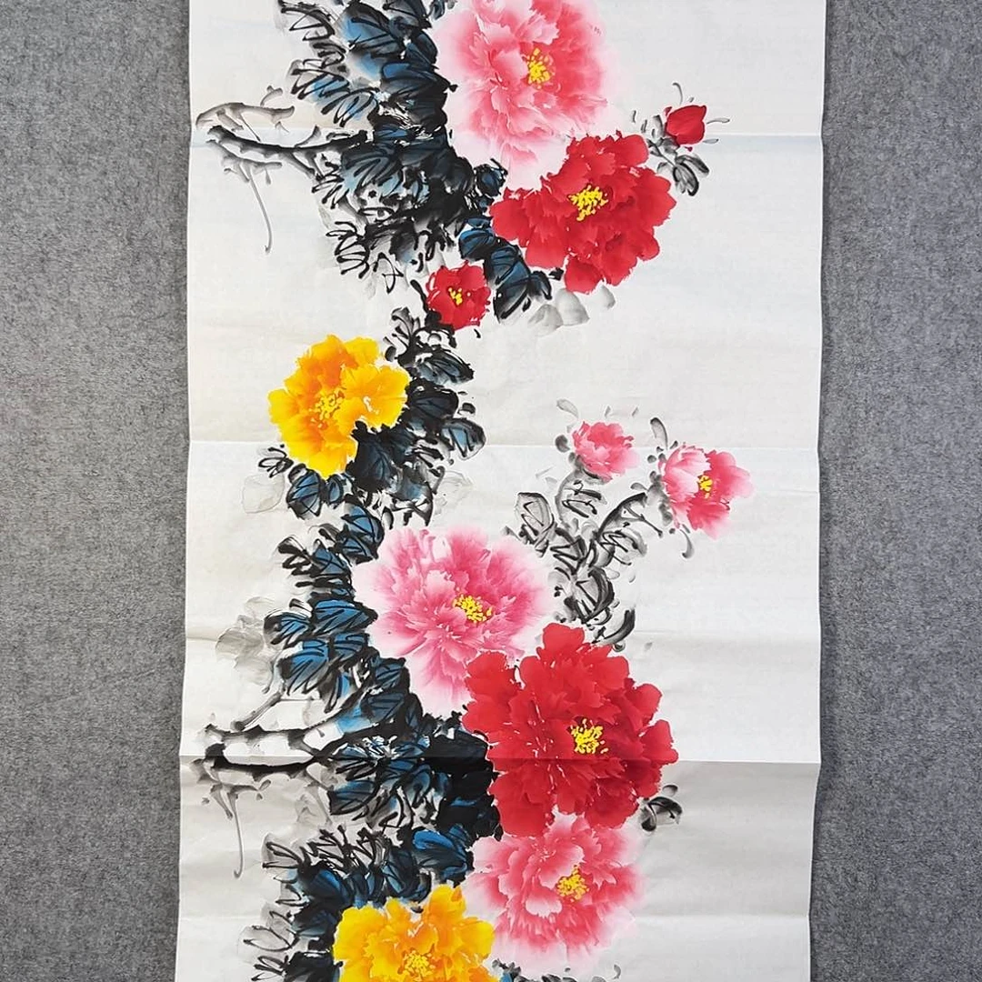 国画045 牡丹花等经济植物和花卉资源