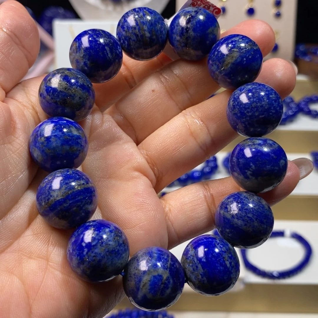 青金石未镶嵌手串17+mm手串