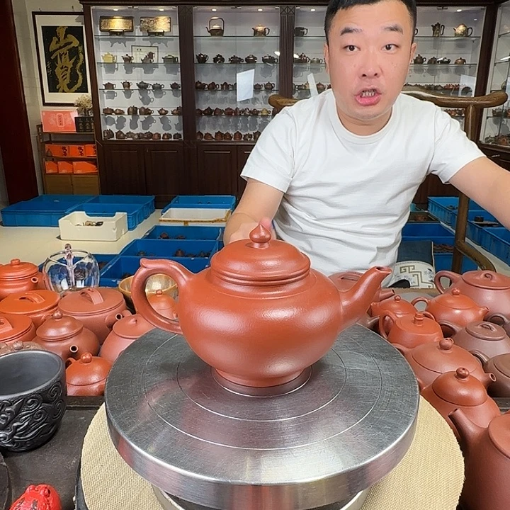 茶壶紫砂笑樱朱泥