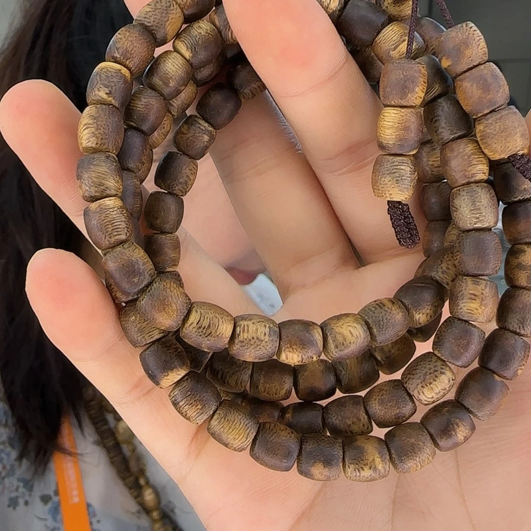 沉香沉香碎屑乌身卡7鼓珠多圈