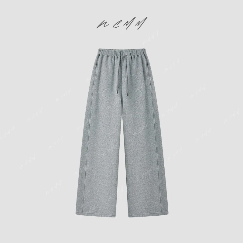 NCMM「回声」茶妈的卫裤不多且这是条100棉底抓毛面磨毛卫裤C-8253