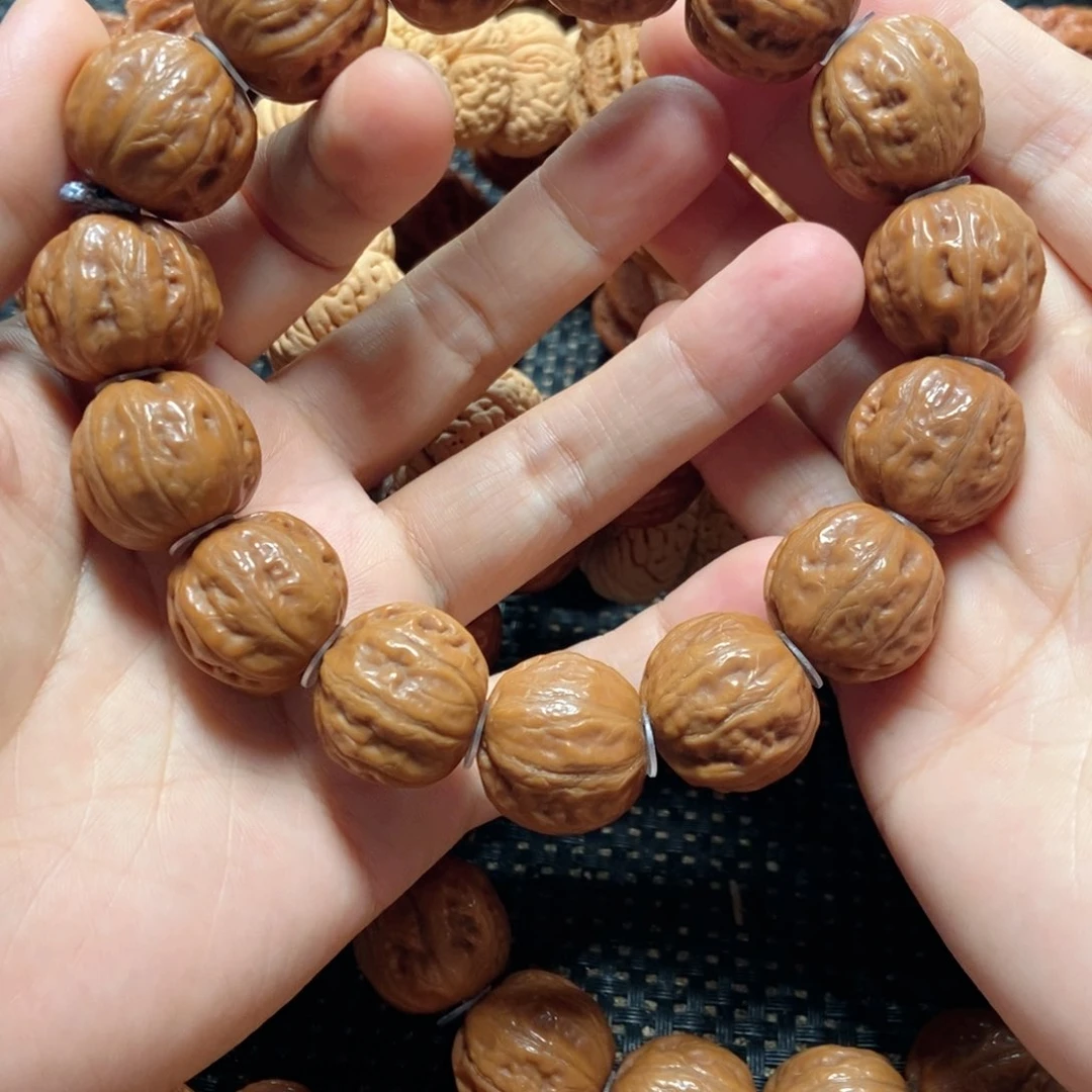 桃核手串树王密纹