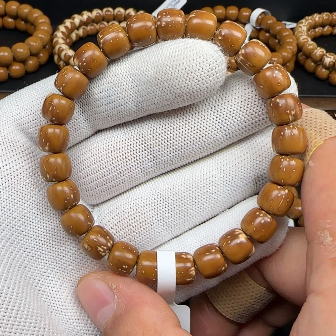 紫金鼠手串9.4mm实心老型（微花火焰）清仓价211