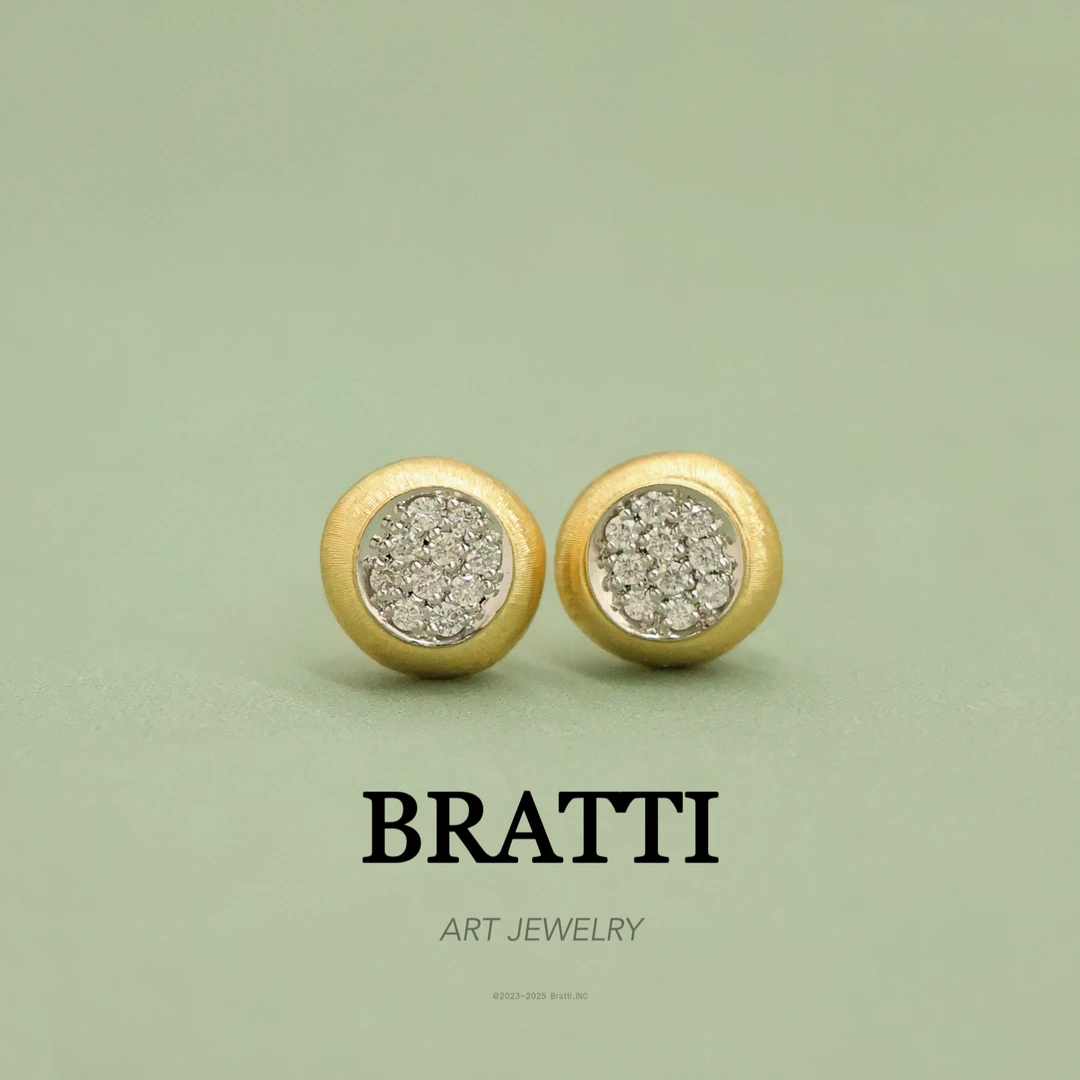 Bratti珠宝18K金钻石耳饰”光之旅“-KE241206