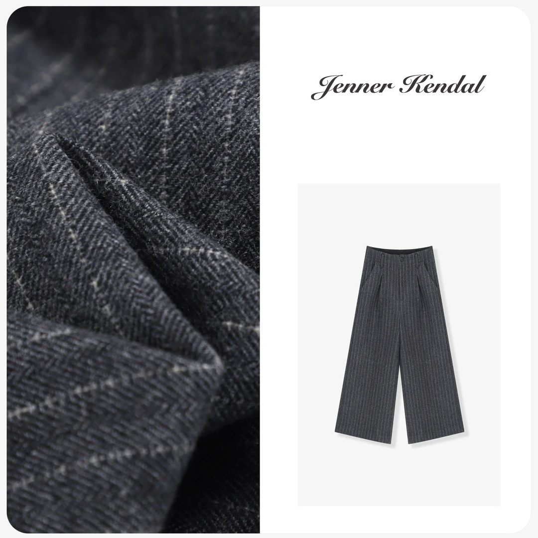 现货【格调】绵羊毛高级经典梭织裤3304-YYJ242S695【阿邱时尚社】