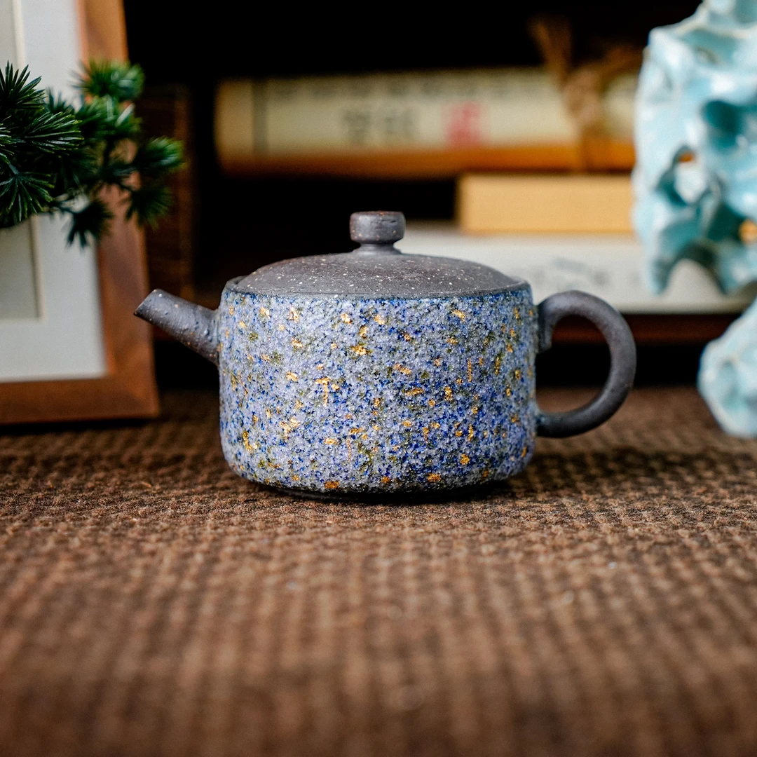 【高越】蓝金汉瓦泡茶壶  175cc  GYS269