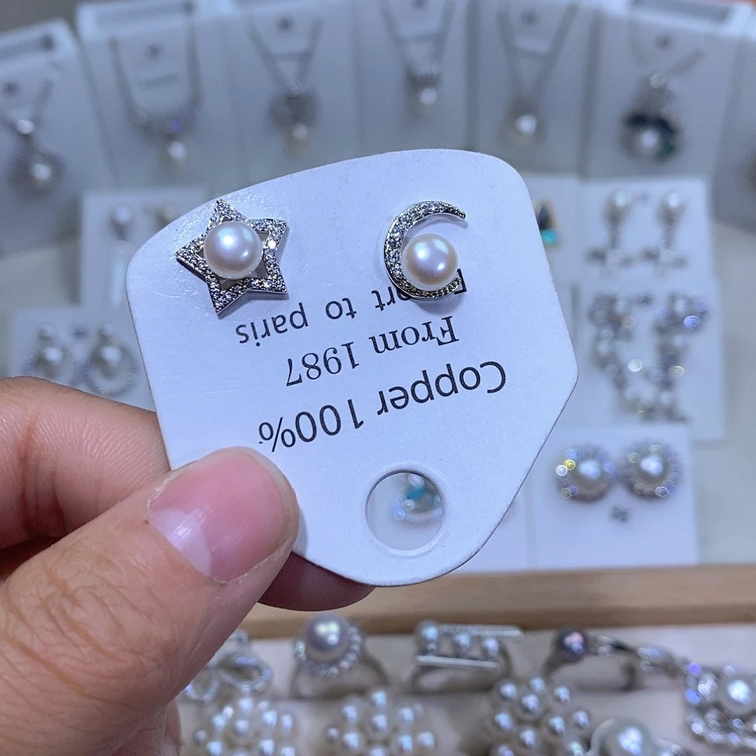 未镶嵌耳饰淡水珍珠