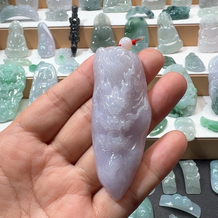 翡翠未镶嵌项链翡翠
