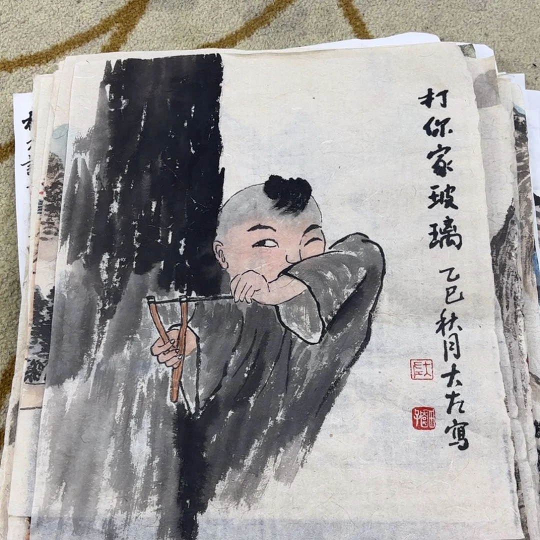 国画国画大左老师作品刘