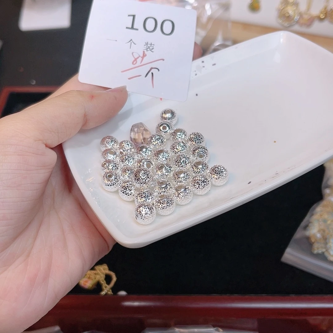 紫晶珠宝半成品银S925镶嵌100