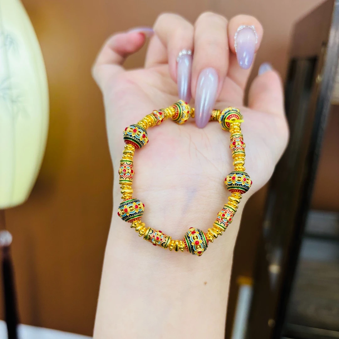 福满圆珠宝3  足金 国风满堂彩手串