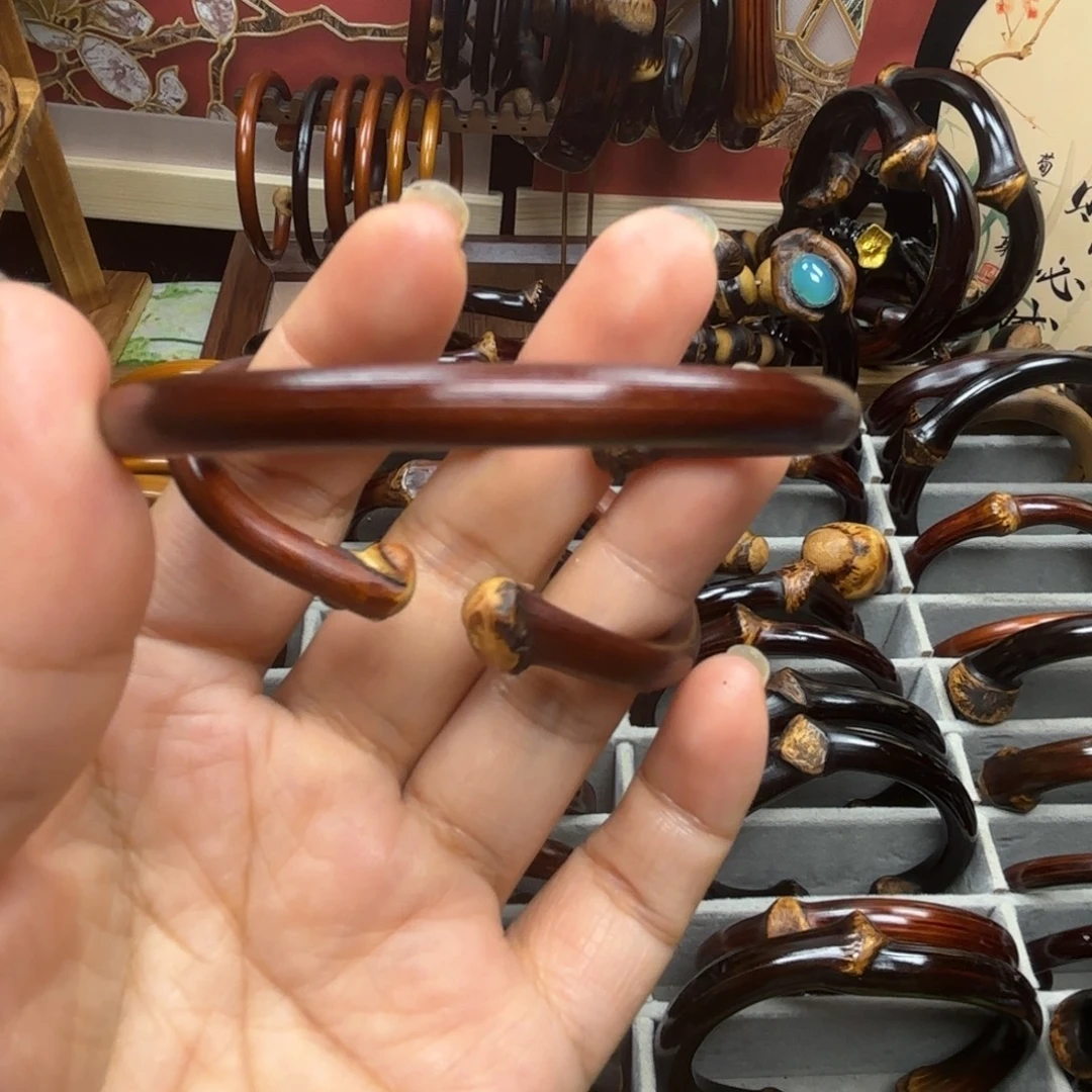 @***)木质非金属藤镯子