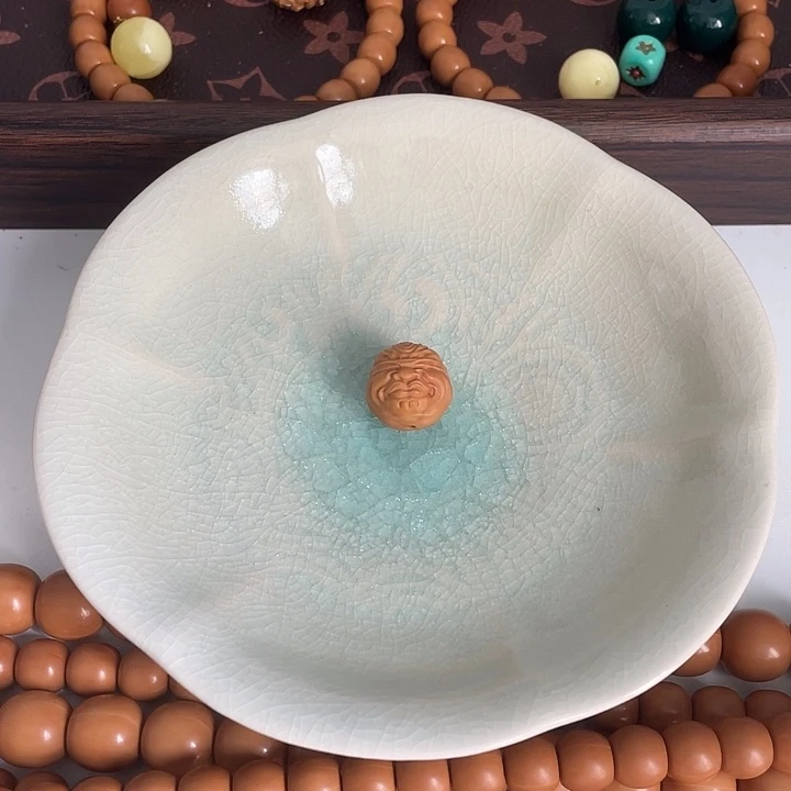 猴头核桃手串素单颗