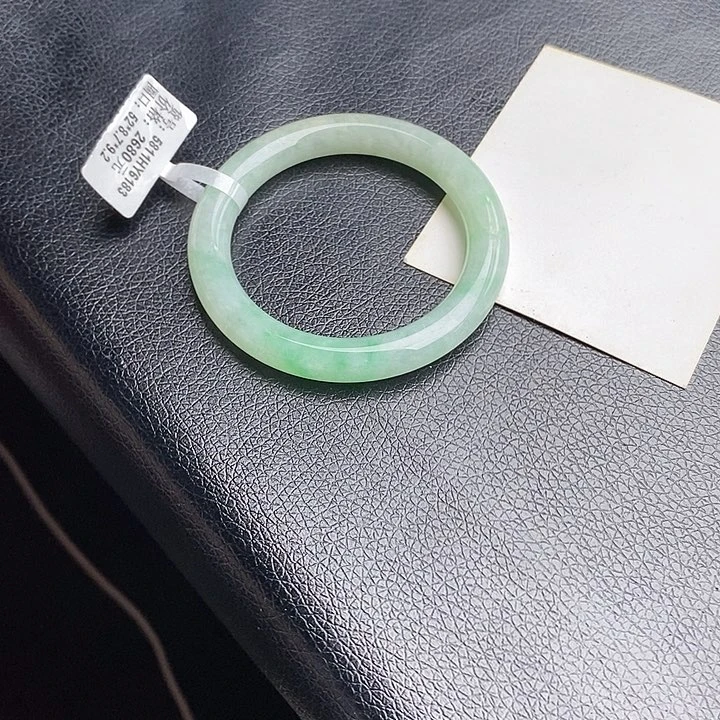 未镶嵌手镯翡翠52➕圆条