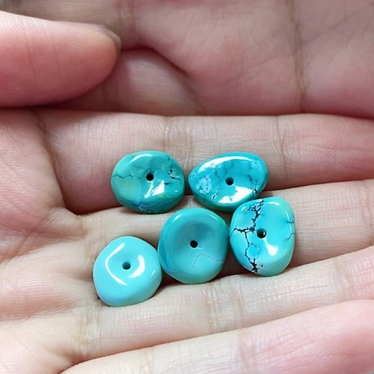 未镶嵌绿松石珠宝奇石罗****迹