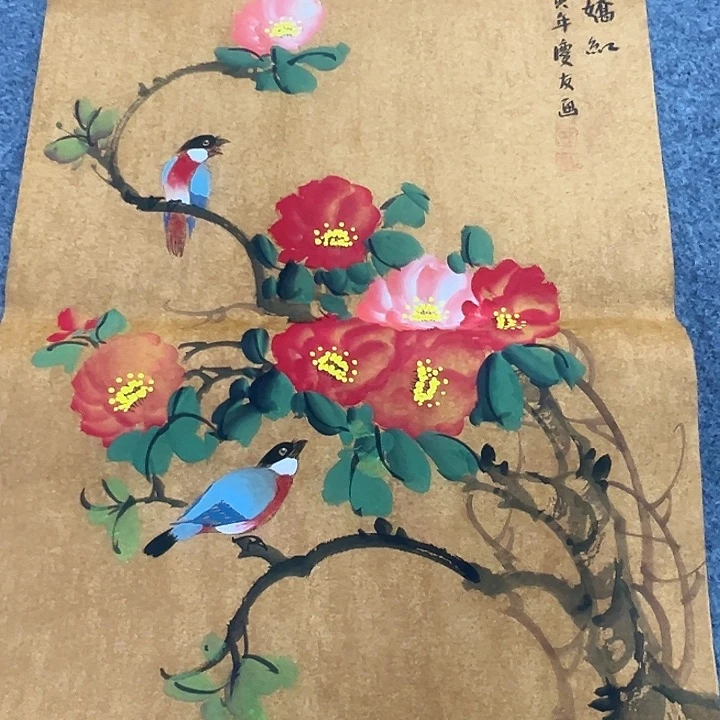 竖款晚上好呀！山水作品欣赏吧……