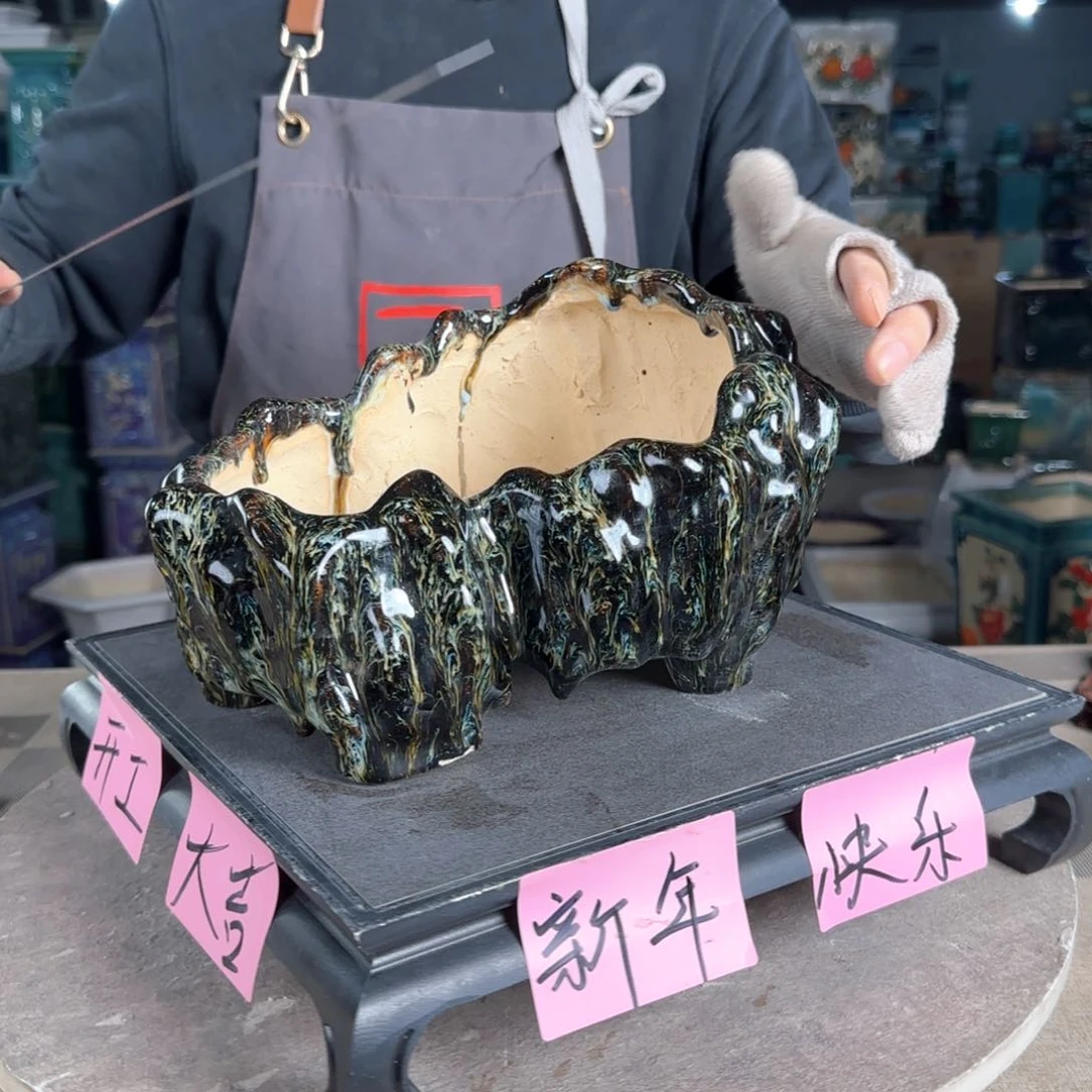 一风堂石湾花盆。