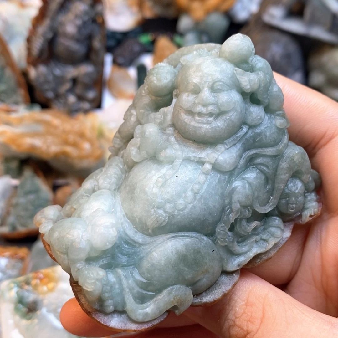 定制翡翠未镶嵌特色a货翡翠