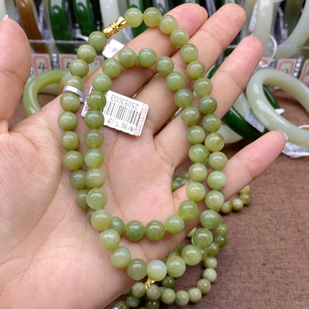 和田玉未镶嵌项链卡8