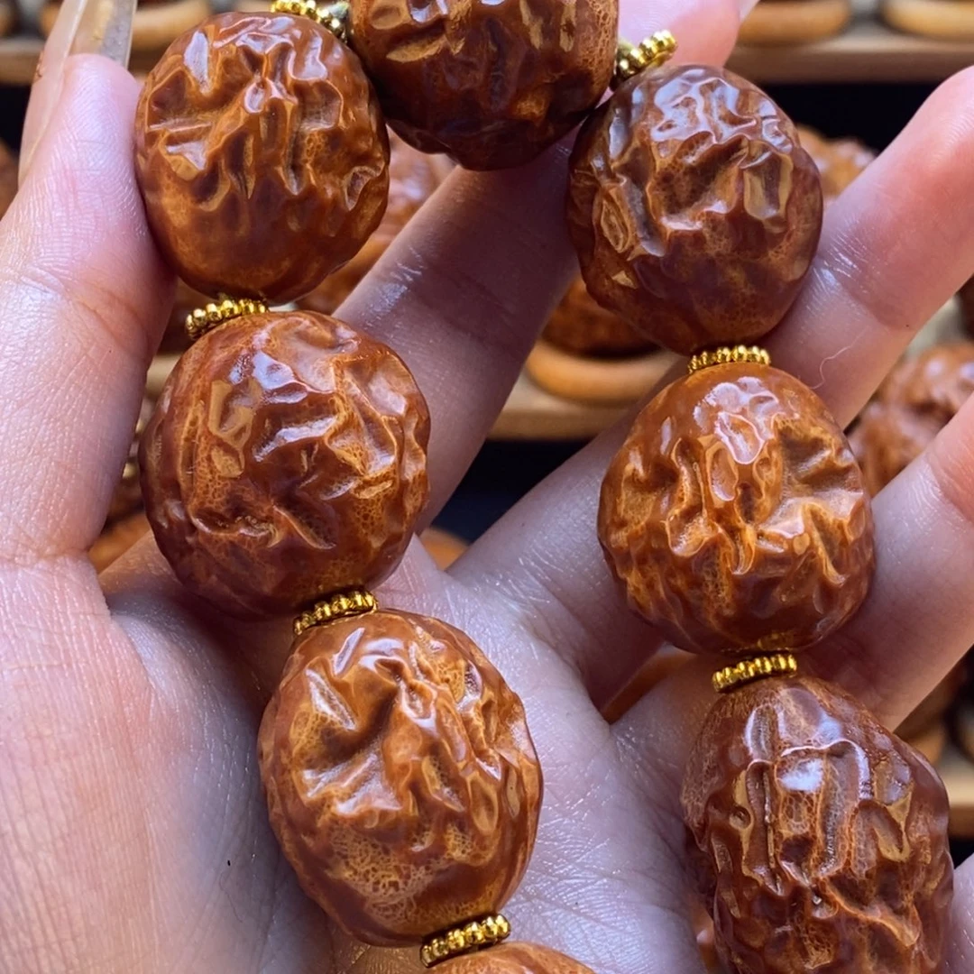 饕***餮橄榄核手串/手链橄榄
