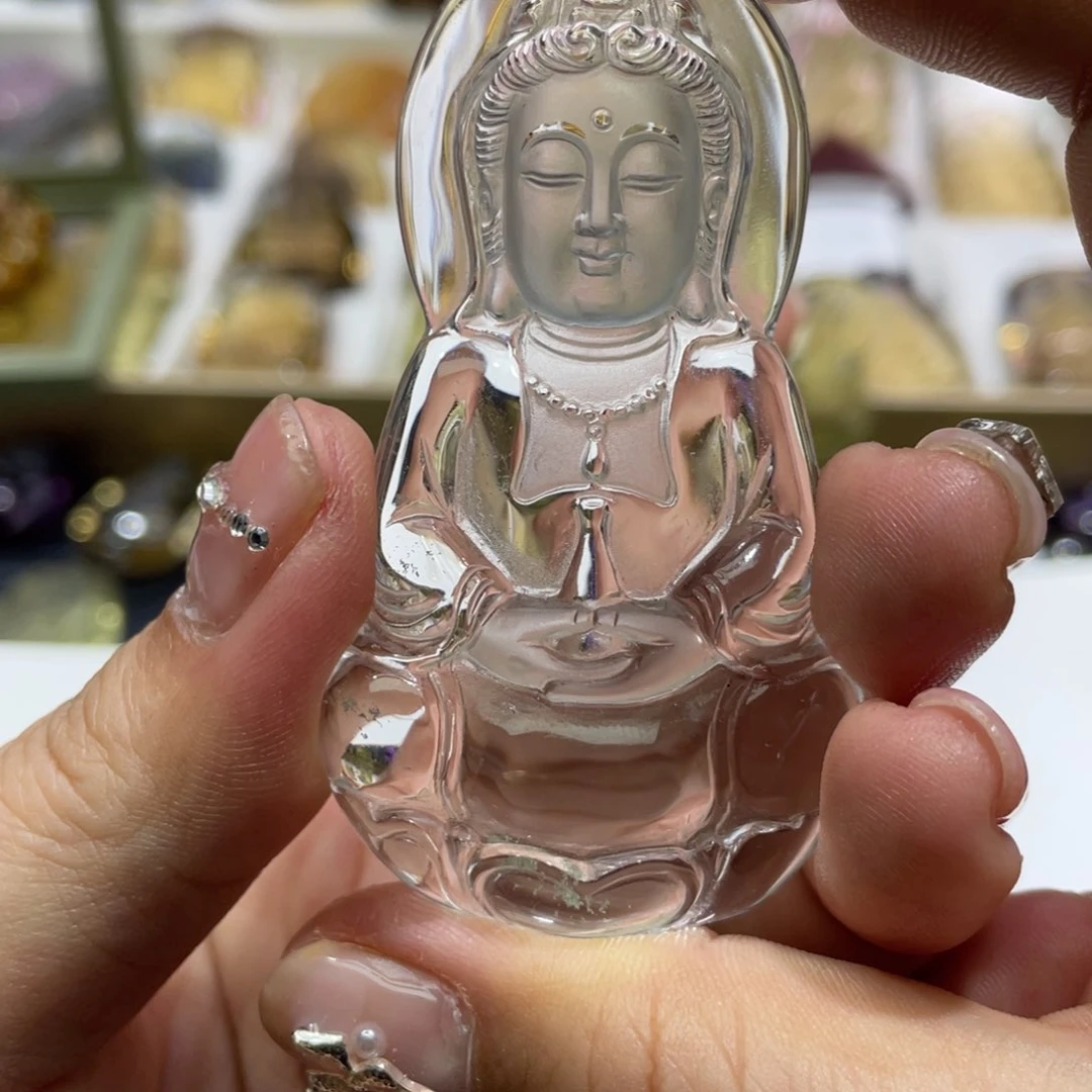 水晶颈饰未镶嵌阳**孩定制