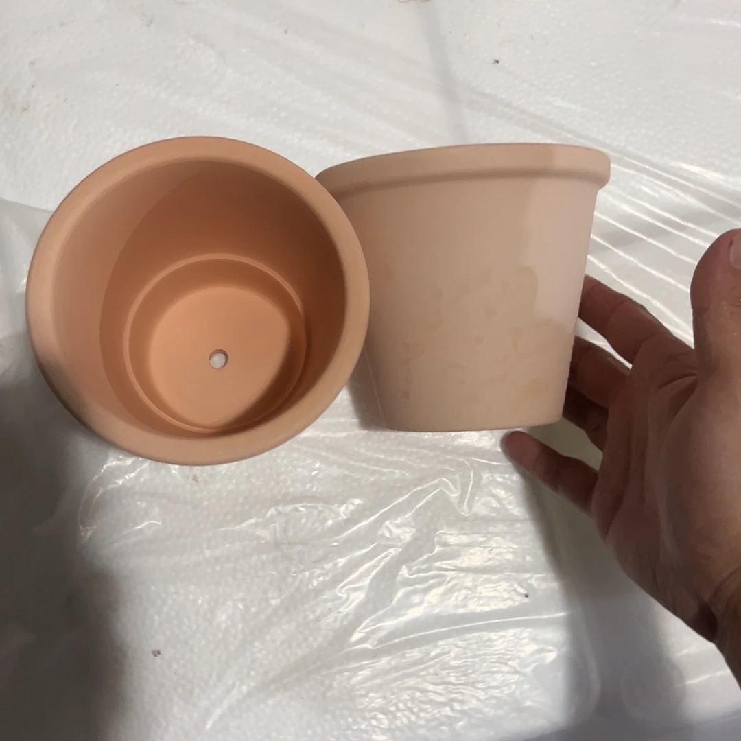 白云土新斗盆13口11高2个【微瑕】