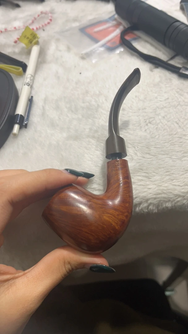G老板专拍烟斗链接瑕疵沙眼