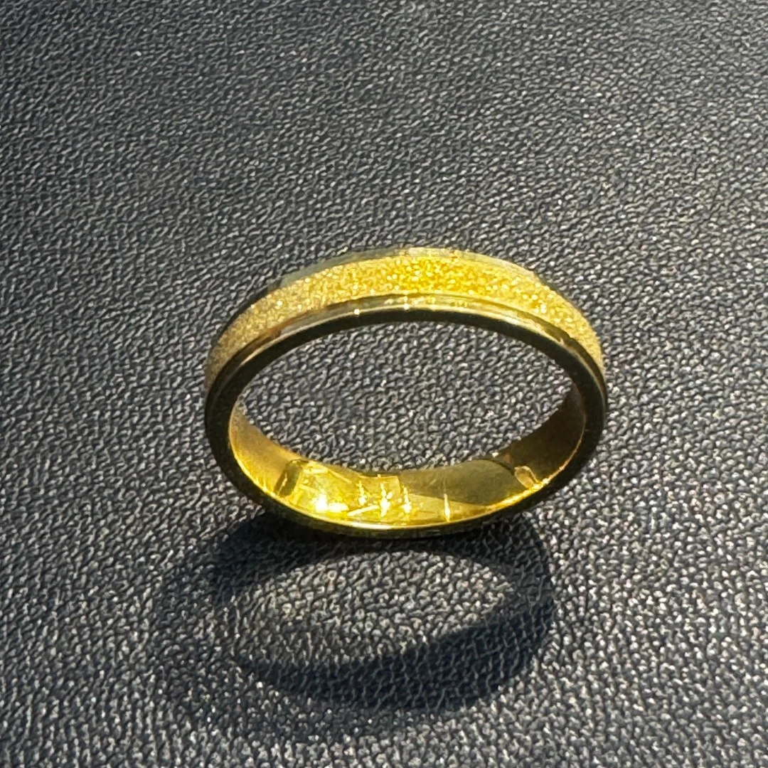 足金【三生三世】足金999生日礼物结婚对戒黄金水贝直播黄金戒指