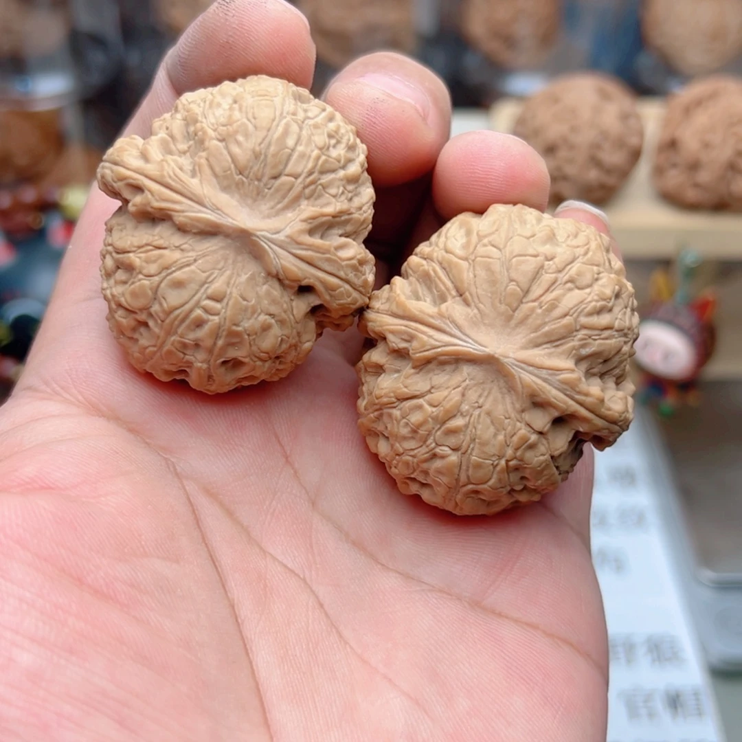 吊坠文玩核桃42×46全品大团圆