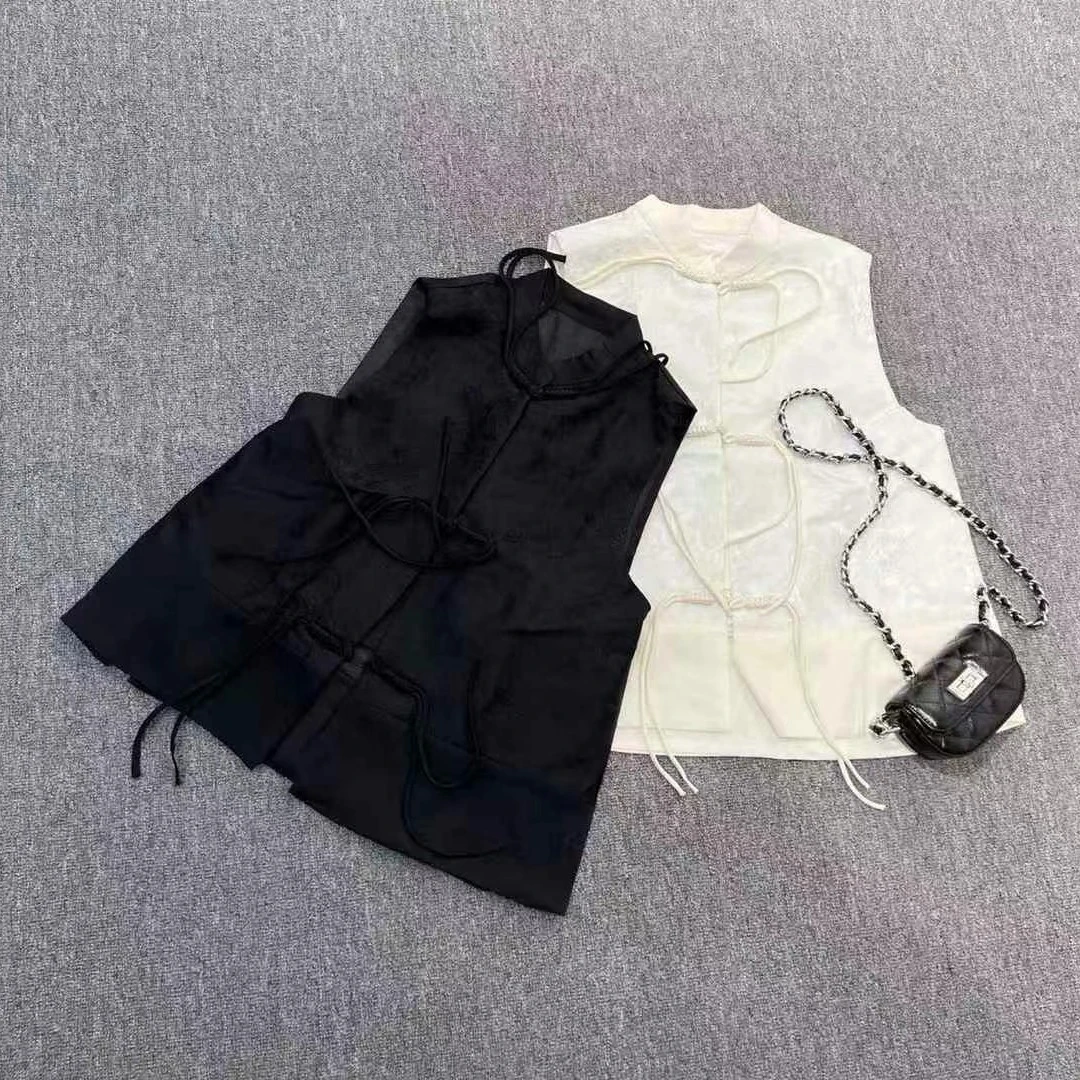 新中式段秀马甲女装