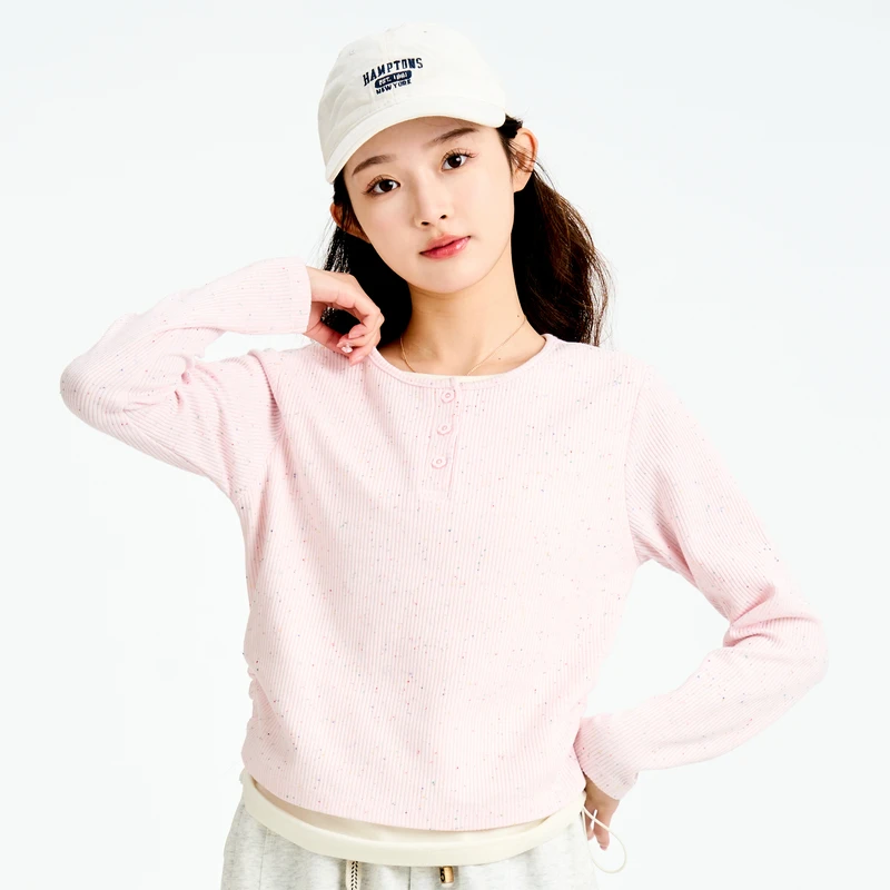 多多一上女中大童25春夏薄打底衫(150-170)6114A06X