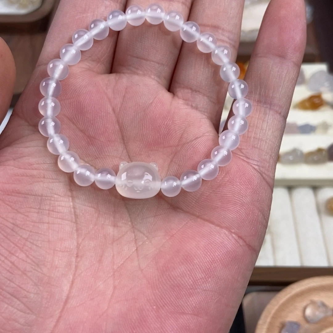 玛瑙/玉髓未镶嵌手链