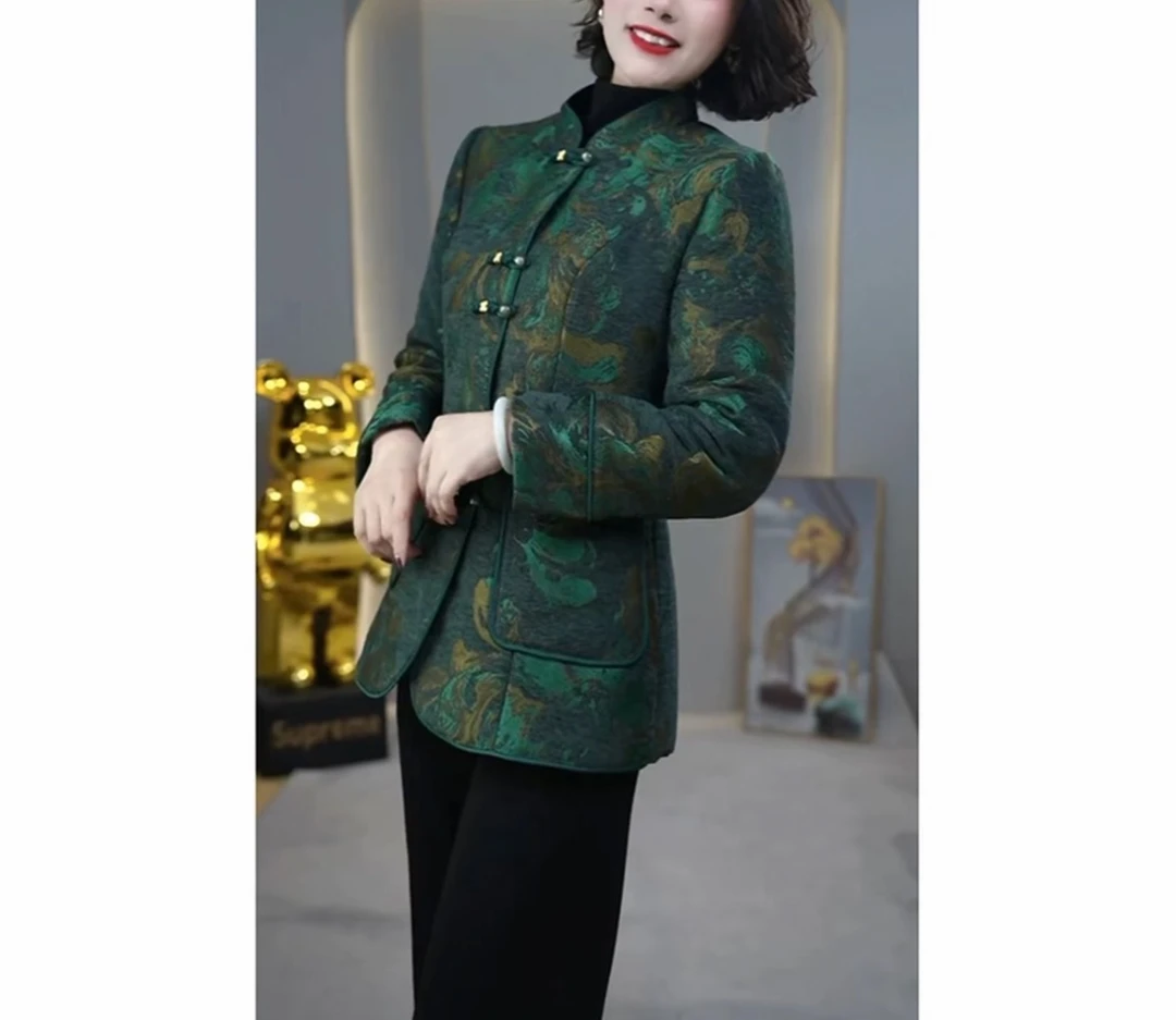 【外套】3617新款加厚保暖时尚修身显瘦女装休闲气质洋气外套秋冬