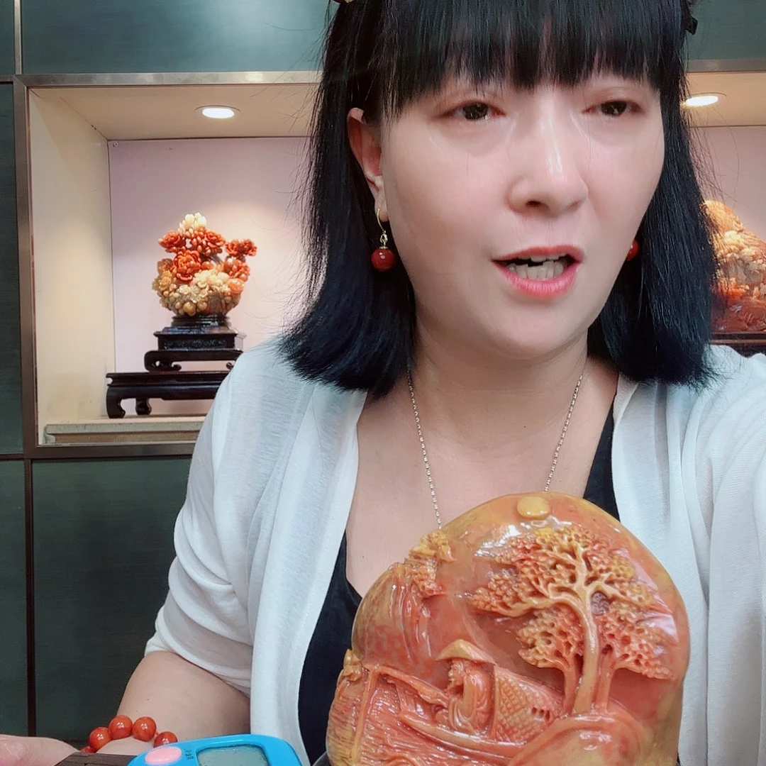 寿山石l*昌化田黄摆件