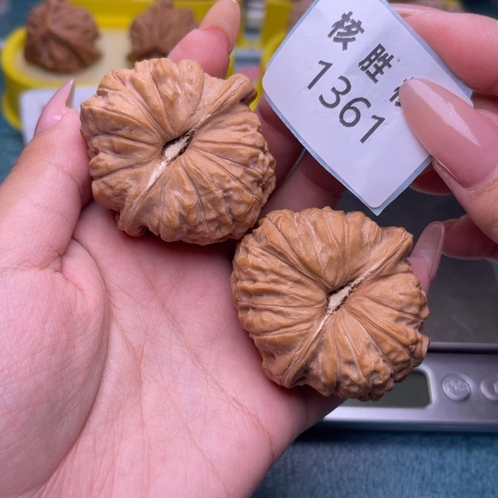 把件文玩核桃南瓜墩43.1361