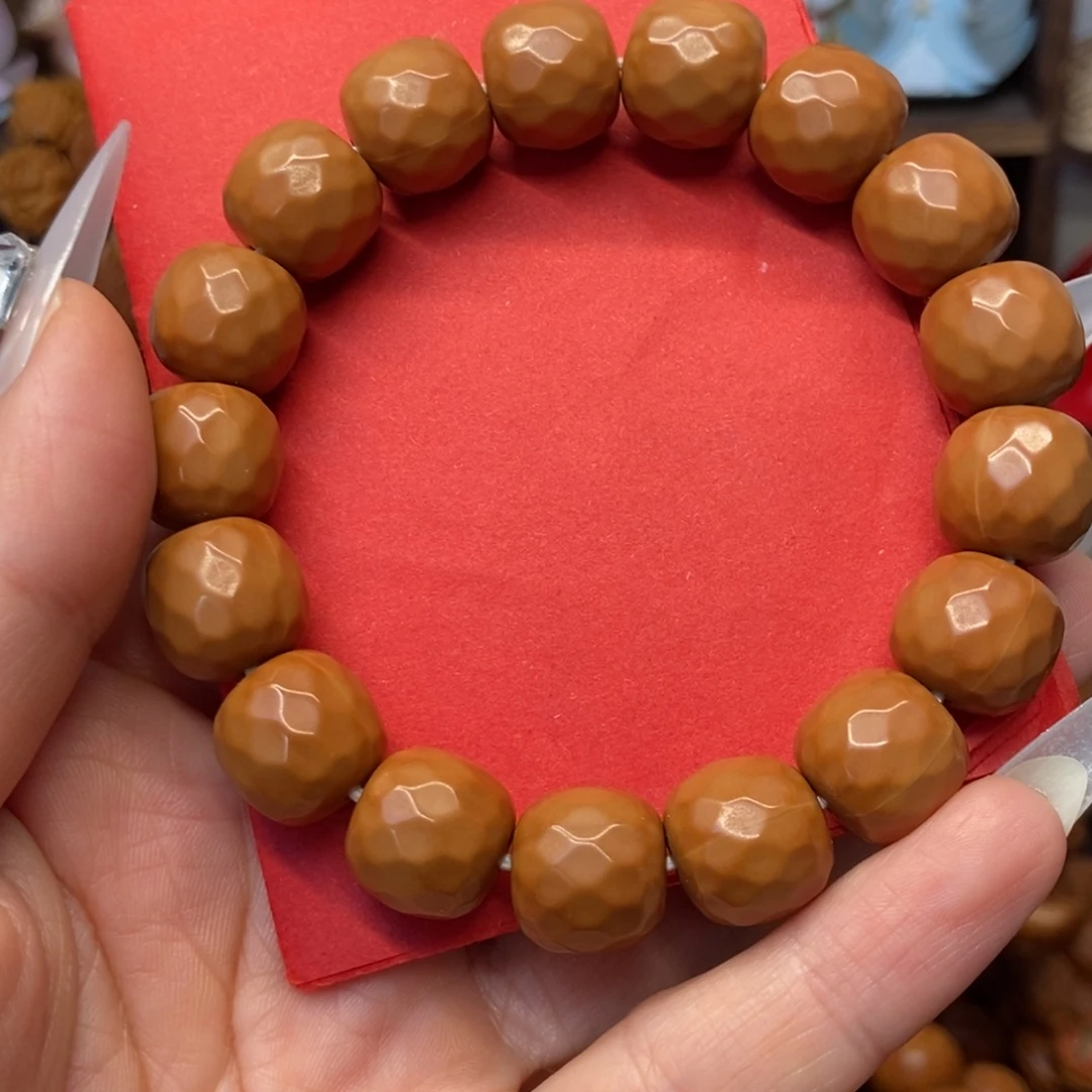 橄榄核手串/手链猴头材质钻石面