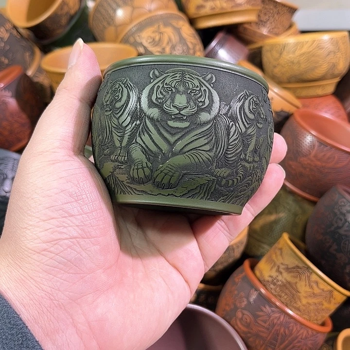 茶杯紫砂全手工紫砂主人杯