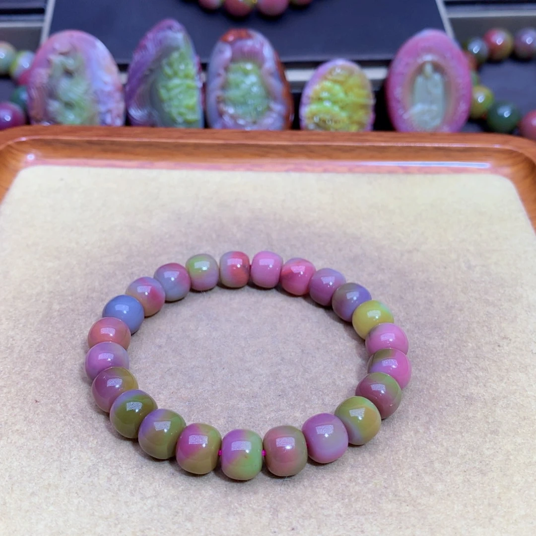 玛瑙未镶嵌手链盐源