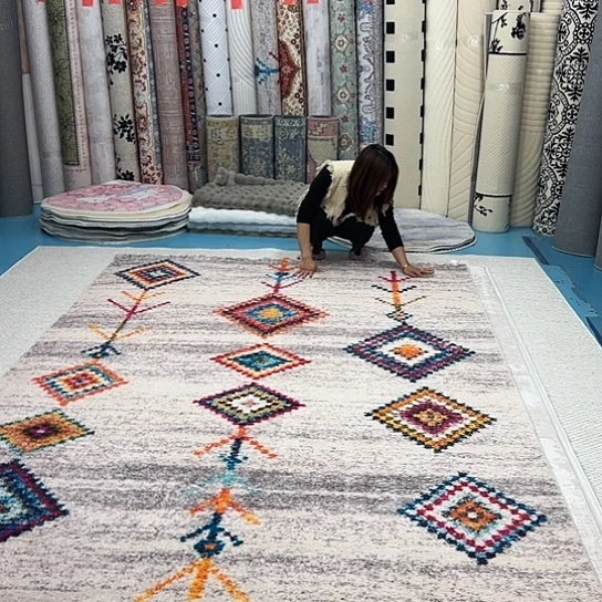 混纺200×300误差±1-3cm精编细砂仿羊绒棉布底微瑕