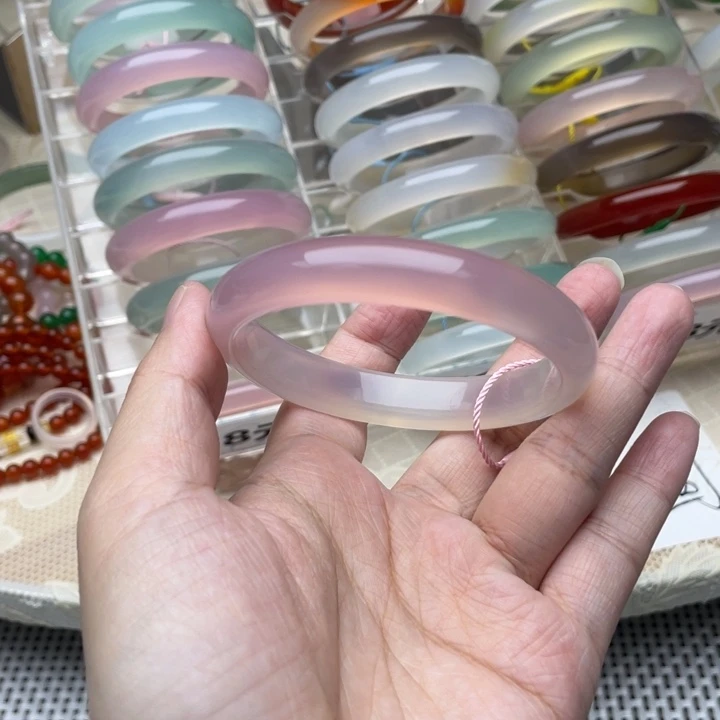 玛瑙/玉髓合金手镯57圈口