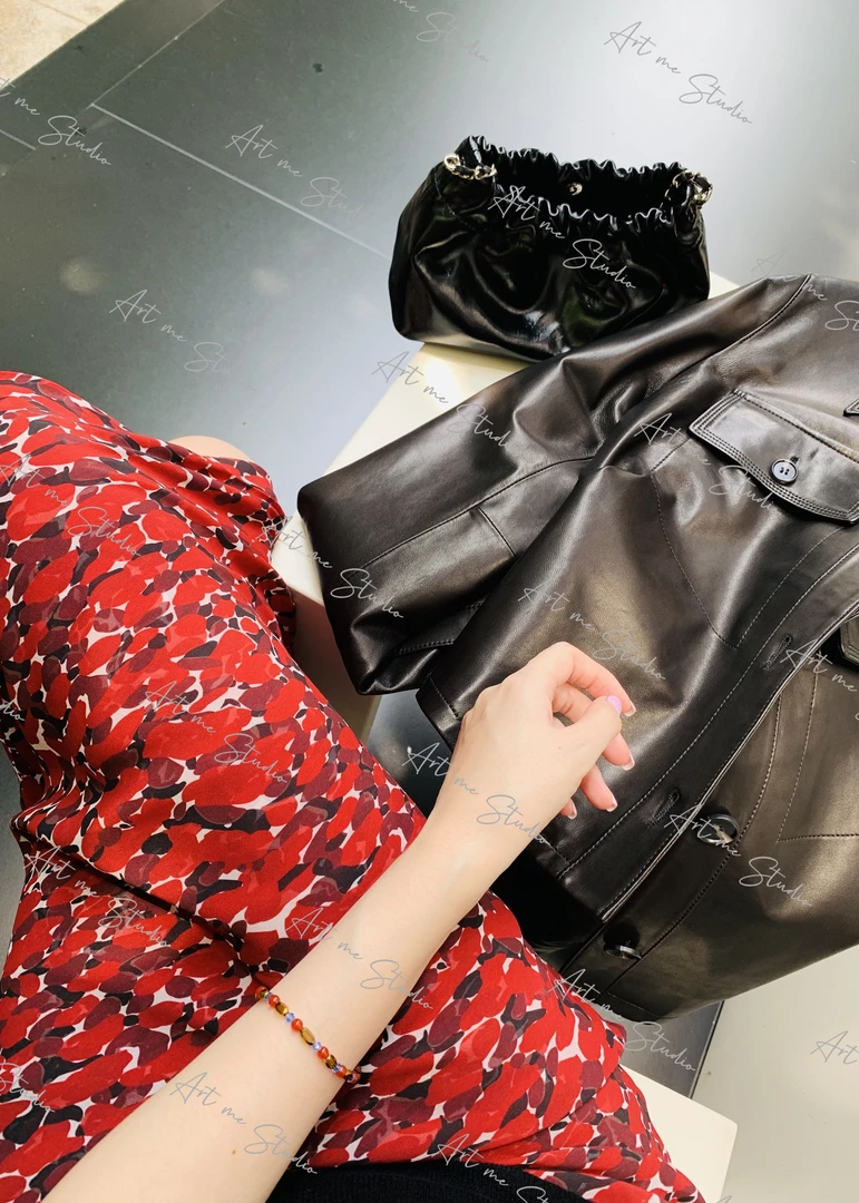 YS浪漫系蕾丝玫瑰斜裁梨形友好碎花花色气质轻盈百搭半裙w1794l2