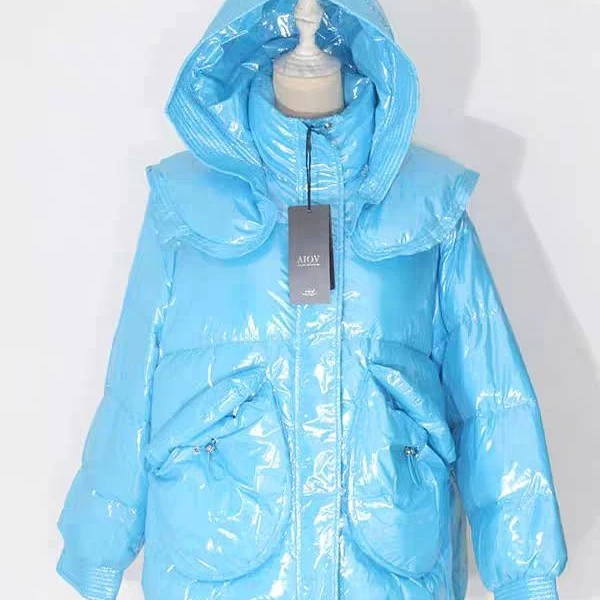 MANNI设计大兜兜亮面免洗冬季4902