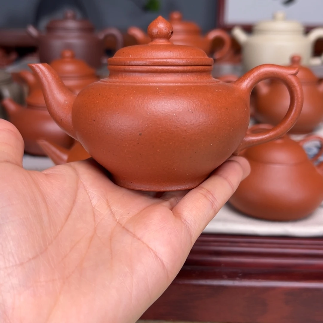 茶壶紫砂宝山红泥160