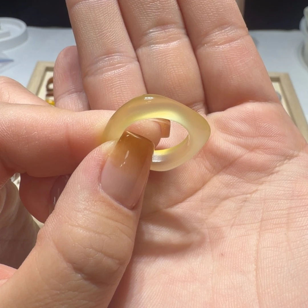 玛瑙/玉髓未镶嵌戒指港11/不退换