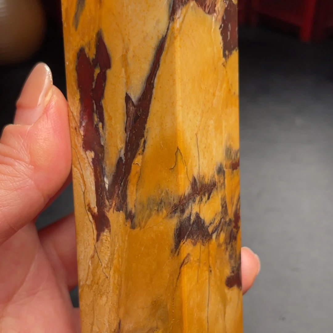 知***足田黄石昌化石手把件闲章印章