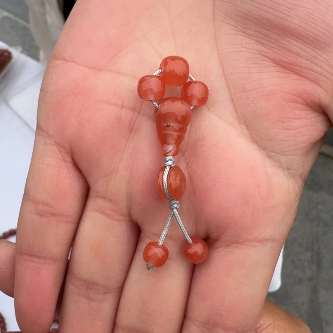 南红玛瑙颈饰未镶嵌南红三通福利多样性拍一发一