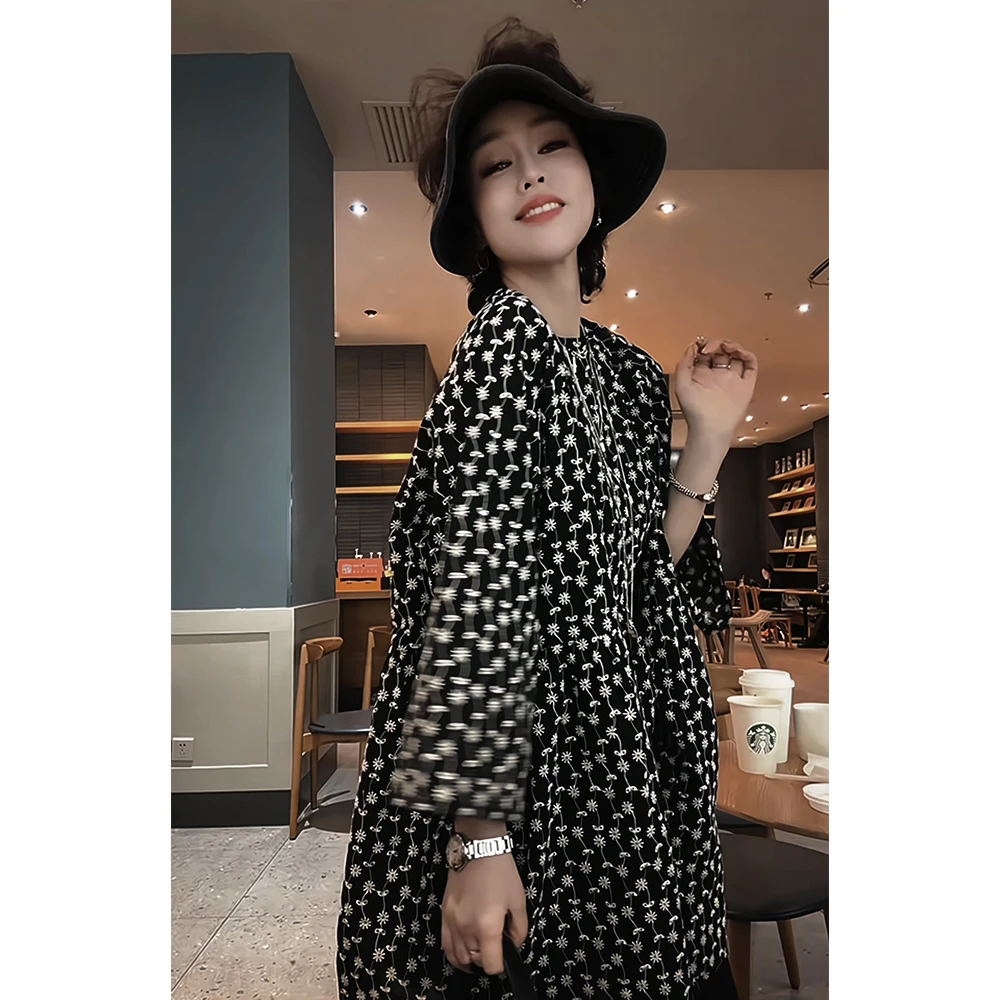 23900新款JVM定制时尚百搭休闲小碎花上衣裙4/6