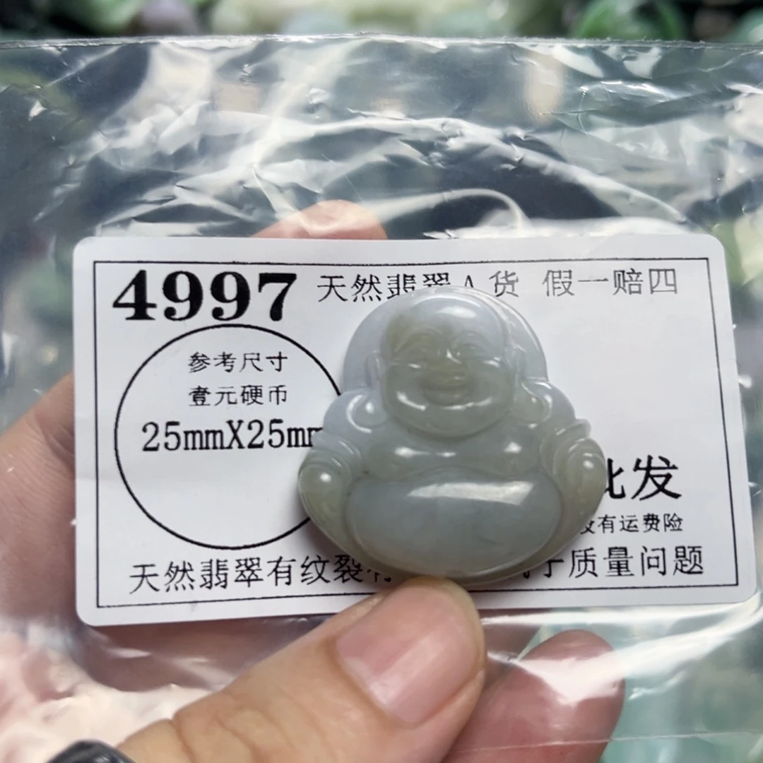 翡翠未镶嵌颈饰4997
