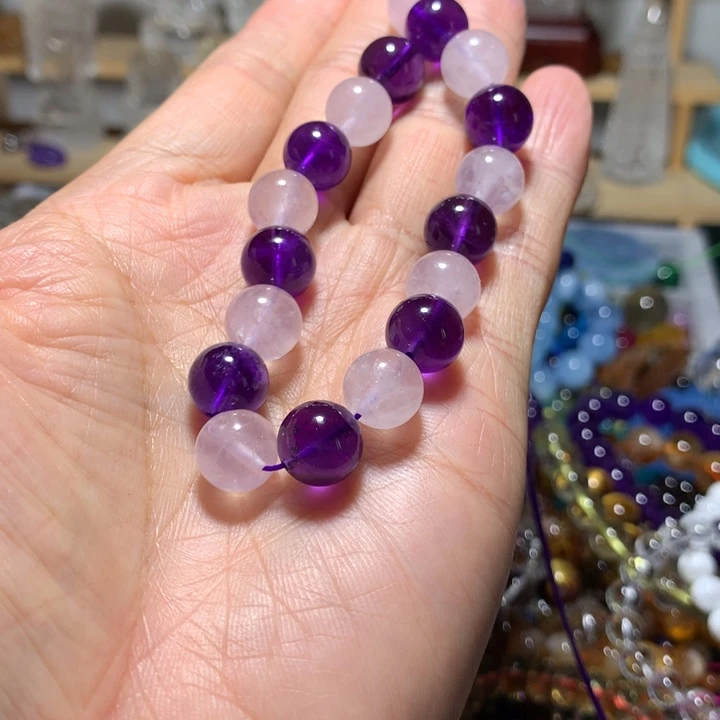 未镶嵌手链水晶10mm手串